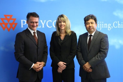 Polycom̫^(q)ձȺޅ^(q)Hansjoerg Wagner (һ)PolycomȫNۈ(zh)иTracey Newell()PolycomЇ^(q)(jng)(һ)